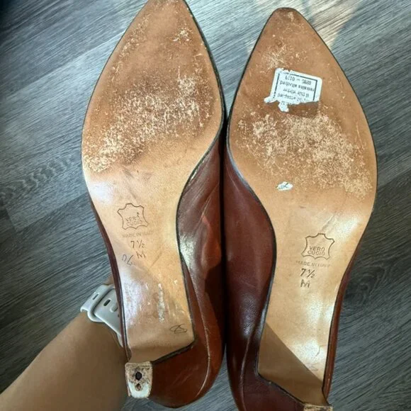 YVES SAINT LAURENT YSL Vintage Classic Pump Women's Heel Dress Shoes, 7.5 - Picture 7 of 8